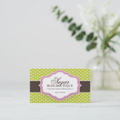 Wunderliche Bäckerei-Visitenkarten Visitenkarte (Stehend Vorderseite)