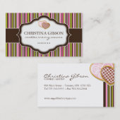 Wunderliche Bäckerei-Visitenkarten Visitenkarte (Vorne/Hinten)