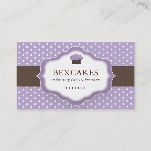 Wunderliche Bäckerei-Visitenkarten Visitenkarte (Vorderseite)