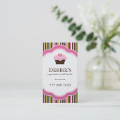 Wunderliche Bäckerei-Visitenkarten Visitenkarte (Stehend Vorderseite)