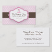 Wunderliche Bäckerei-Visitenkarten Visitenkarte (Vorne/Hinten)