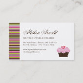 Wunderliche Bäckerei-Visitenkarten Visitenkarte (Rückseite)