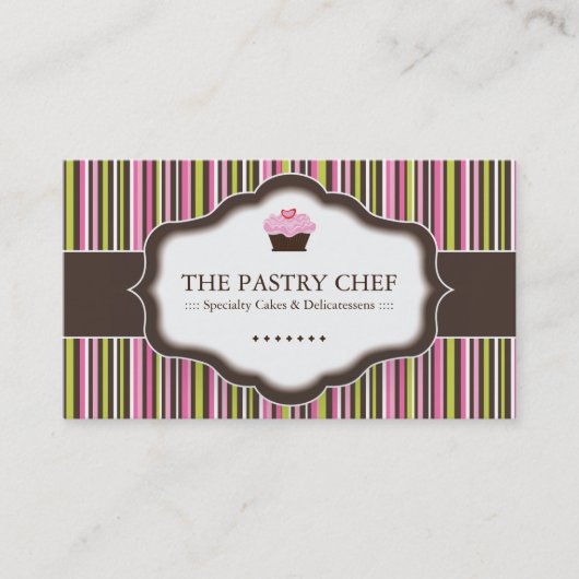 Wunderliche Bäckerei-Visitenkarten Visitenkarte (Vorderseite)
