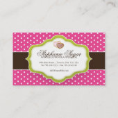 Wunderliche Bäckerei-Visitenkarten Visitenkarte (Rückseite)