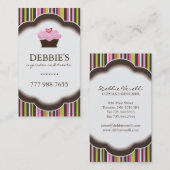 Wunderliche Bäckerei-Visitenkarten Visitenkarte (Vorne/Hinten)