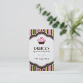 Wunderliche Bäckerei-Visitenkarten Visitenkarte (Stehend Vorderseite)