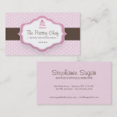 Wunderliche Bäckerei-Visitenkarten Visitenkarte (Vorne/Hinten)