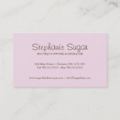 Wunderliche Bäckerei-Visitenkarten Visitenkarte (Rückseite)