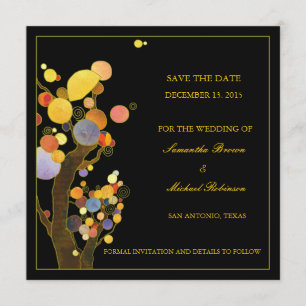 Wunderliche Bäume Save the Date, die Einladungen