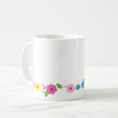 Wunderliche Blumen-Tasse Kaffeetasse (Vorderseite Links)