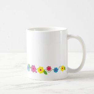 Wunderliche Blumen-Tasse Kaffeetasse