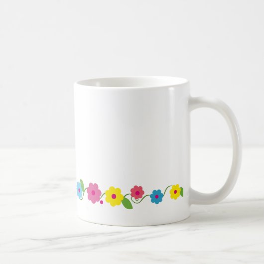 Wunderliche Blumen-Tasse Kaffeetasse (Rechts)