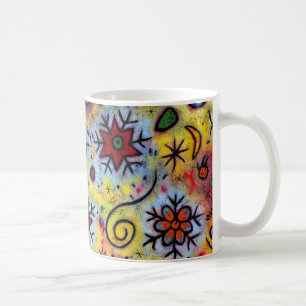 Wunderliche, bunte Schneeflocke-Tasse Kaffeetasse