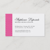 Wunderliche Butike-Geschäfts-Karten Visitenkarte (Rückseite)