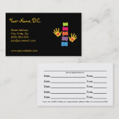 Wunderliche Chiropraktik-Verabredungs-Karten Terminkarte (Vorne/Hinten)