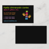 Wunderliche Chiropraktik-Visitenkarten Visitenkarte (Vorne/Hinten)