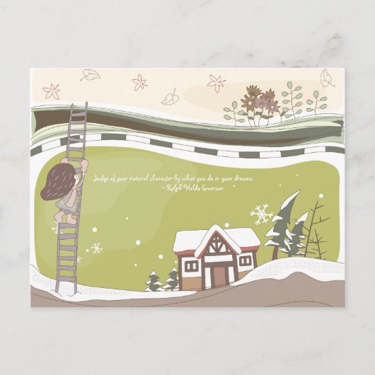 Wunderliche Dreamscape 11 Postkarte (Vorderseite)