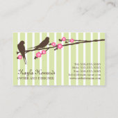 Wunderliche Ereignis-Anredenund Visitenkarte (Rückseite)