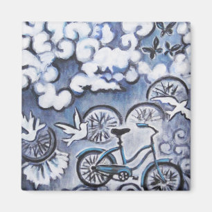 Wunderliche Fahrrad-Malerei-Produkte Magnet