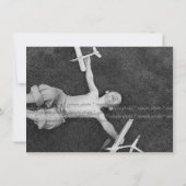 Wunderliche Farbe punktiert Vogel-Baum-Kinder7. Einladung (Rückseite)