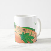 Wunderliche Fisch-Grafik Kap-korallenrote Floridas Kaffeetasse (VorderseiteRechts)