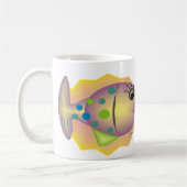 Wunderliche Fisch-Kunst-Geschenke durch Gail gabel Kaffeetasse (Links)