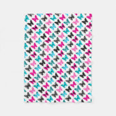 Wunderliche Flügel: Beeren und Blues Fleecedecke (Vorderseite)