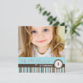 Wunderliche Geburtstags-Party Einladung (Stehend Vorderseite)