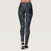 Wunderliche gemusterte Leggings-Grau-mit Leggings (Rückseite)