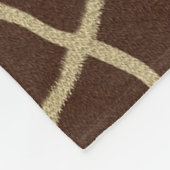 Wunderliche Giraffen auf Fleece-Decke Fleecedecke (Ecke)