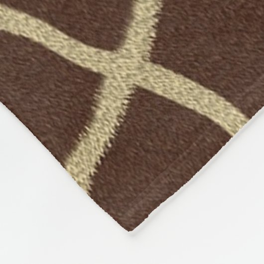 Wunderliche Giraffen auf Fleece-Decke Fleecedecke (Ecke)