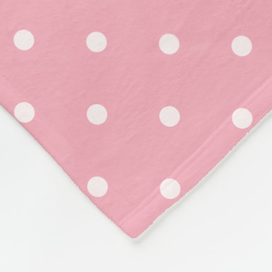 Wunderliche Girly rosa mit Blumenballerina Fleecedecke (Ecke)