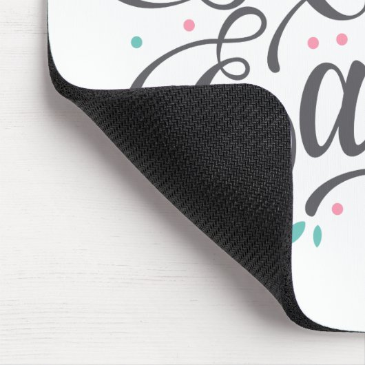 Wunderliche glückliche Ostern-Kalligraphie | Mousepad (Ecke)