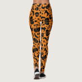 Wunderliche Halloween-Leggings Leggings (Rückseite)