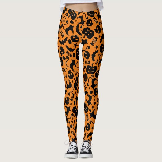 Wunderliche Halloween-Leggings Leggings (Vorderseite)