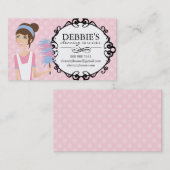 Wunderliche Haus-Reinigung hält Visitenkarten Visitenkarte (Vorne/Hinten)