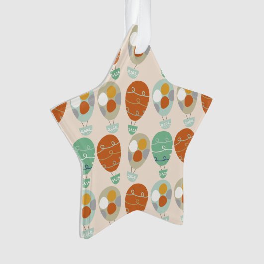 Wunderliche Heißluft-Ballone Ornament (Vorderseite)