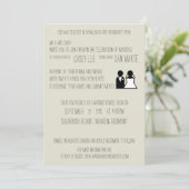 Wunderliche Hochzeits-Einladung Einladung (Stehend Vorderseite)