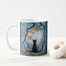 Wunderliche Katze in der Kaffeetasse