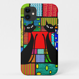 Wunderliche Katzen-Kunst-Geschenke Case-Mate iPhone Hülle