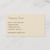 Wunderliche Katzen-Visitenkarte Visitenkarte (Rückseite)