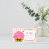 Wunderliche Kuchen-Bäckerei Visitenkarte (Stehend Vorderseite)