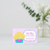 Wunderliche Kuchen-Bäckerei Visitenkarte (Stehend Vorderseite)