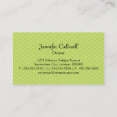 Wunderliche Kuchen-Bäckerei Visitenkarte (Rückseite)