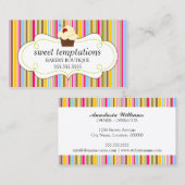 Wunderliche Kuchen-Bäckerei Visitenkarte (Vorne/Hinten)