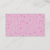 Wunderliche Kuchen-Bäckerei-Visitenkarte Visitenkarte (Rückseite)