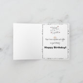 Wunderliche Kuchen-Geburtstags-Karte Karte (Innenseite)