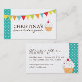 Wunderliche Kuchen-Künstler-Visitenkarten Visitenkarte (Vorne/Hinten)