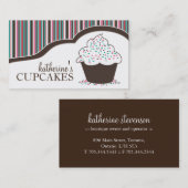 Wunderliche Kuchen-Visitenkarten der Bäckerei-| Visitenkarte (Vorne/Hinten)