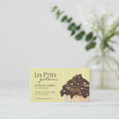 Wunderliche Kuchen-Visitenkarten Visitenkarte (Stehend Vorderseite)